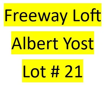Lot 21 : Freeway Loft (Albert Yost) - 2 bird kit