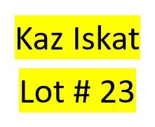 Lot 23 : Kaz Iskat - 2 bird kit