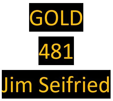 Gold 481 - Bred by Jim Seifried